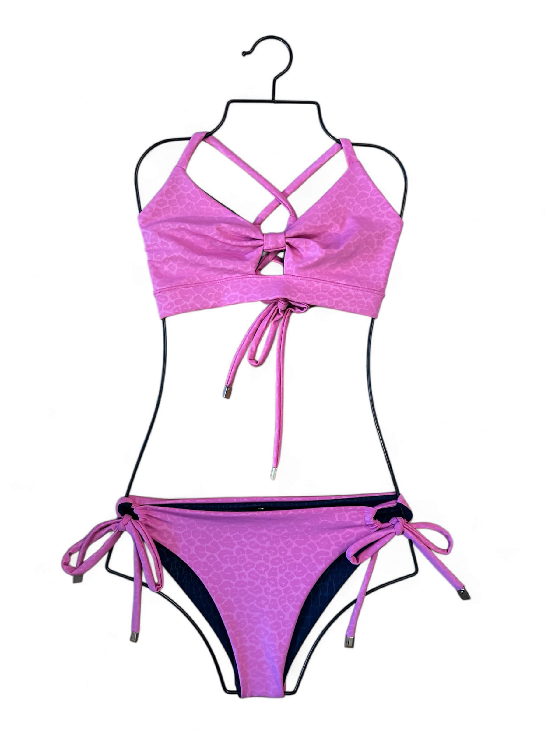 Mundoeye pink reversible bikini