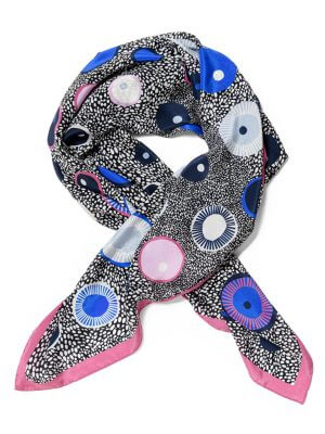 POEMET ‘Chaotic Order’ Silk Scarf
