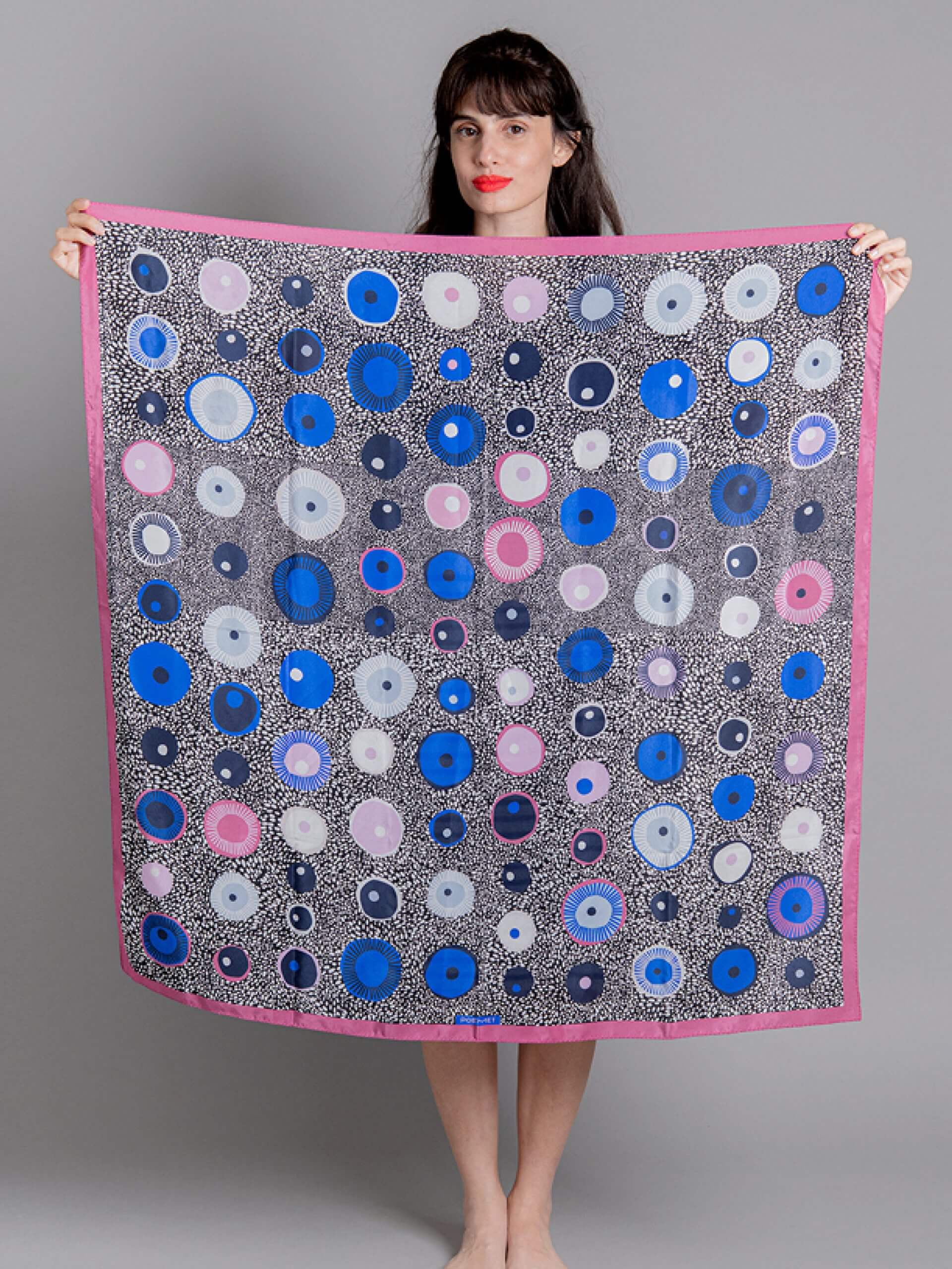 POEMET ‘Chaotic Order’ Silk Scarf - Image 4