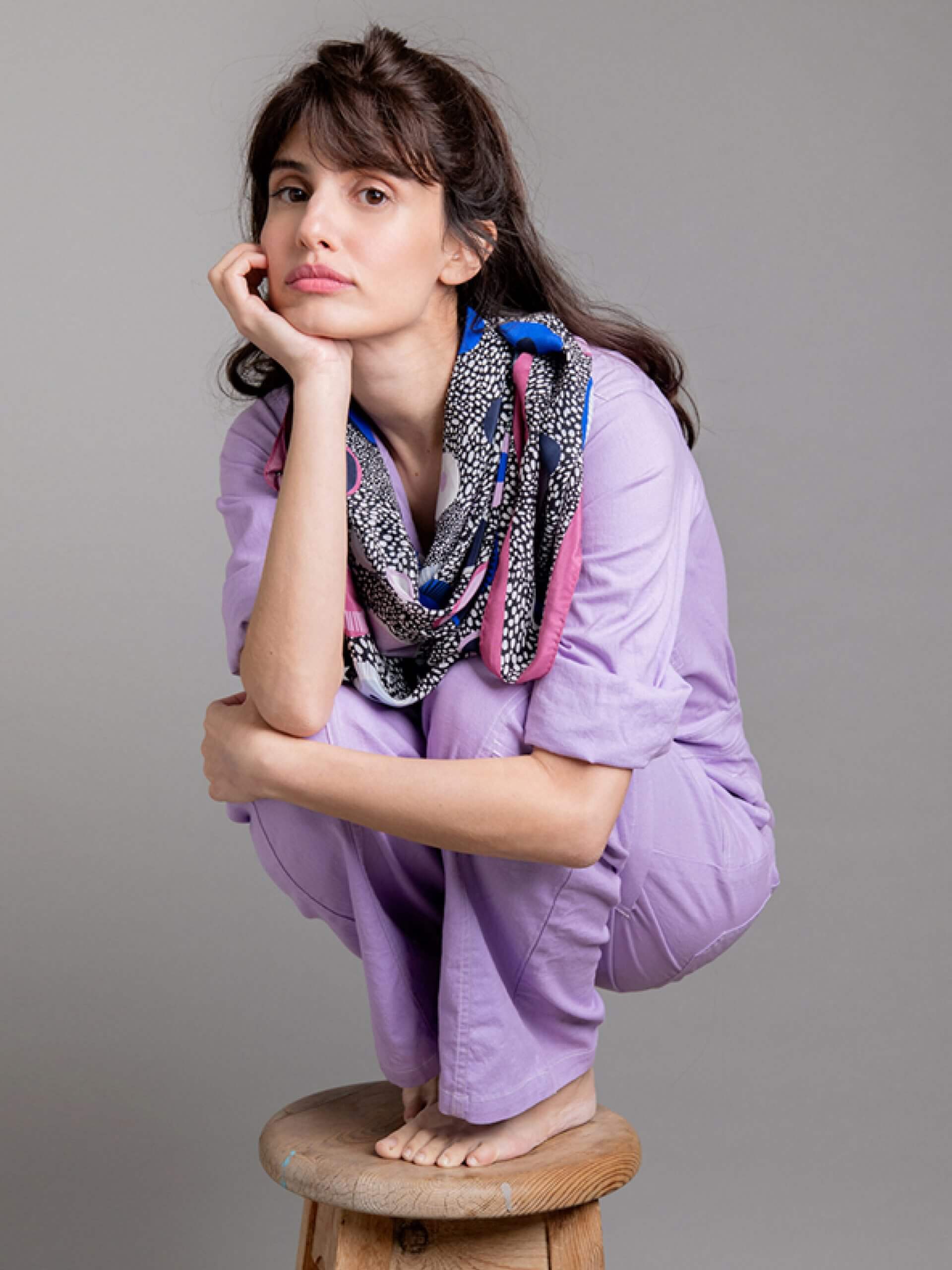 POEMET ‘Chaotic Order’ Silk Scarf - Image 3