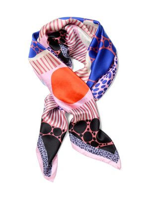 POEMET ‘The Essence of Blue’ Silk Scarf