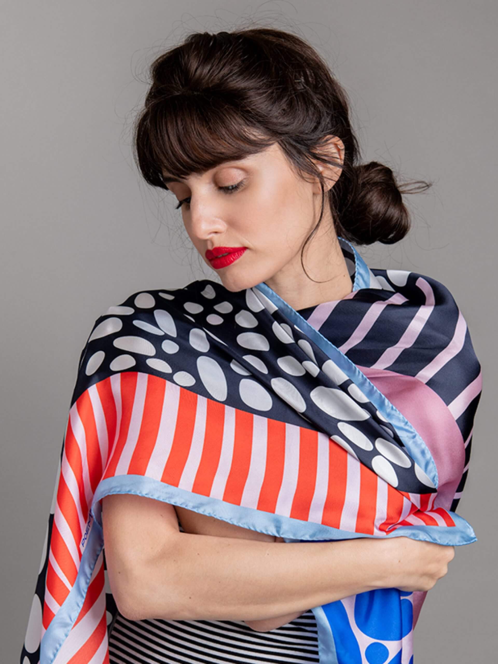 POEMET ‘Closer’ Silk Scarf - Image 2