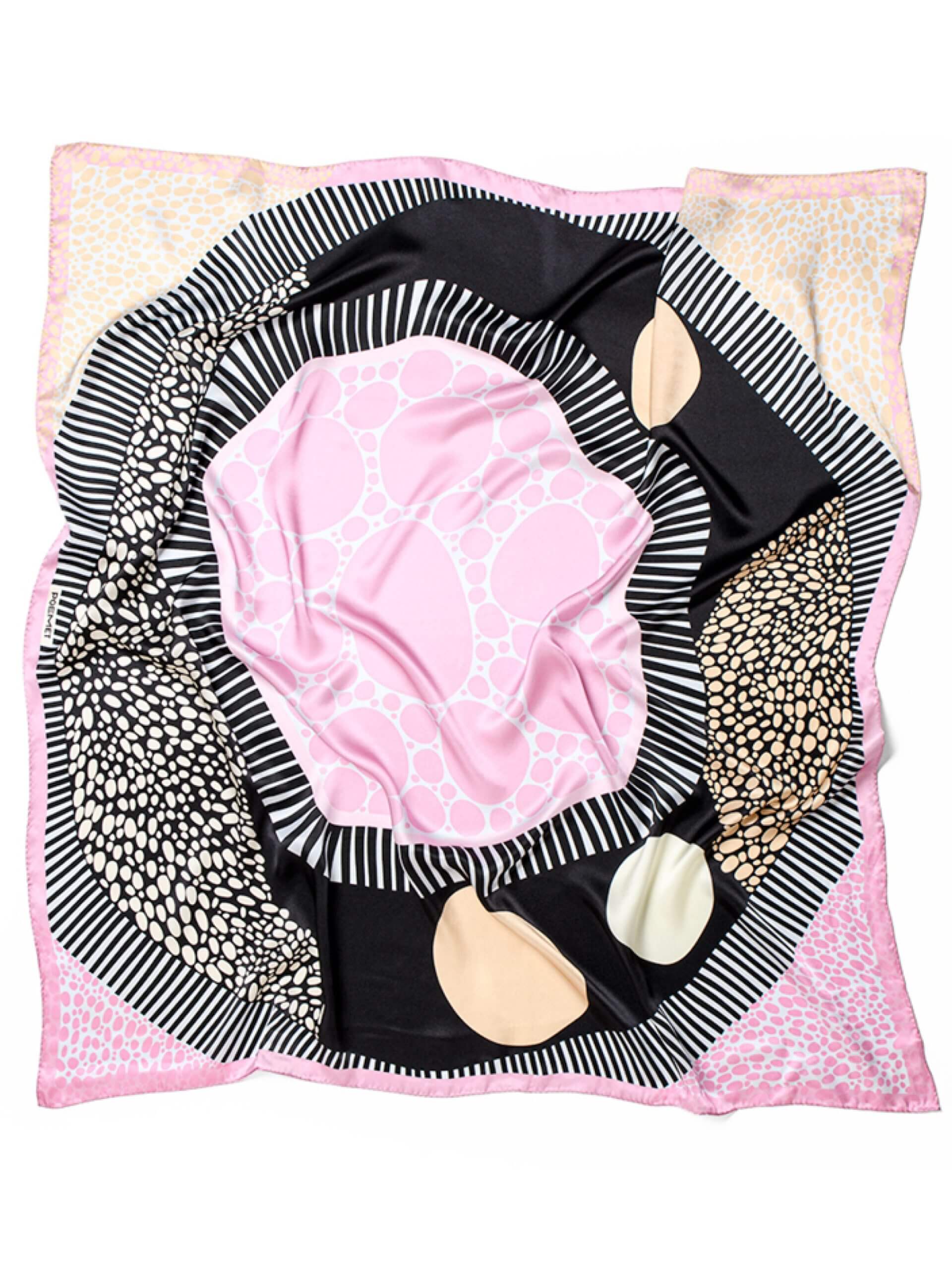 POEMET ‘The Essence of Pink’ Silk Scarf - Image 4