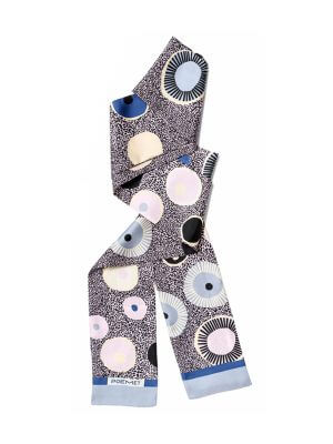 POEMET ‘Particles’ Silk Twilly Scarf