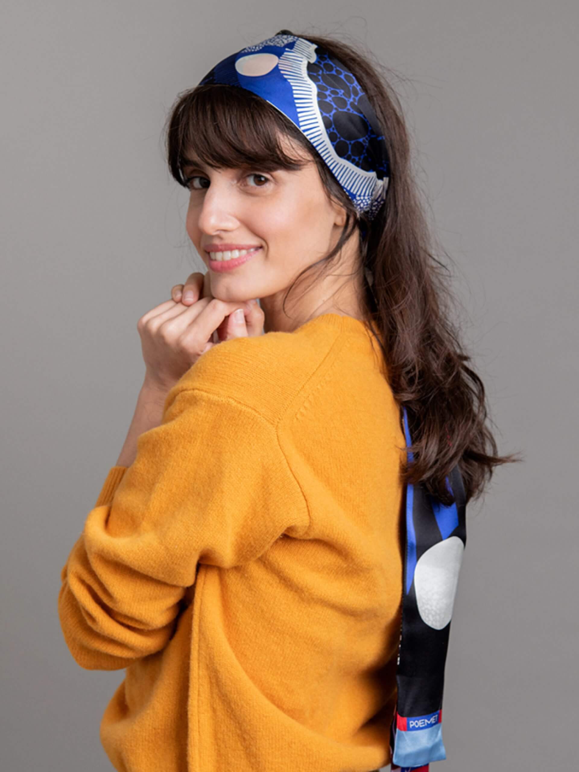 POEMET 'New Poetry' Silk Twilly Scarf - Image 2
