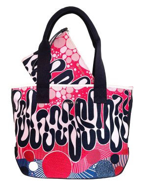 POEMET Multi-Color Canvas Medium Tote