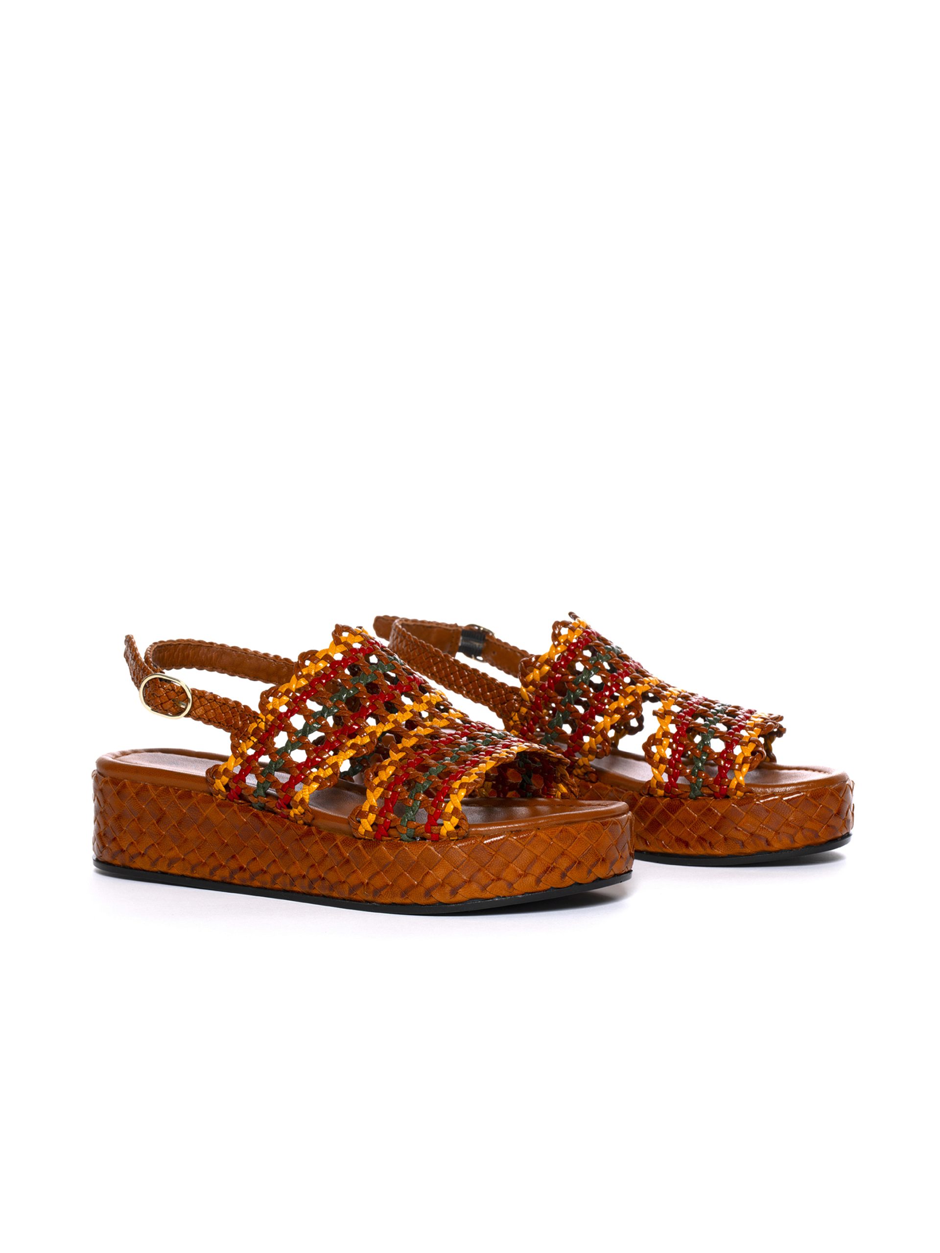 PONS QUINTANA Brown Platforms Sandal - Image 4