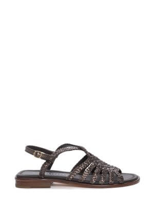 PONS QUINTANA Brown Flat Sandals Sandal