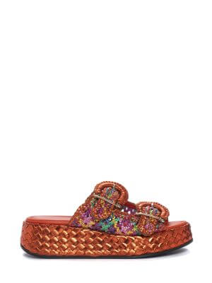 PONS QUINTANA Multi-Color Platforms Sandal