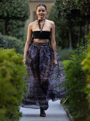 Paper Dolls Collection Multi-Color Maxi Skirt