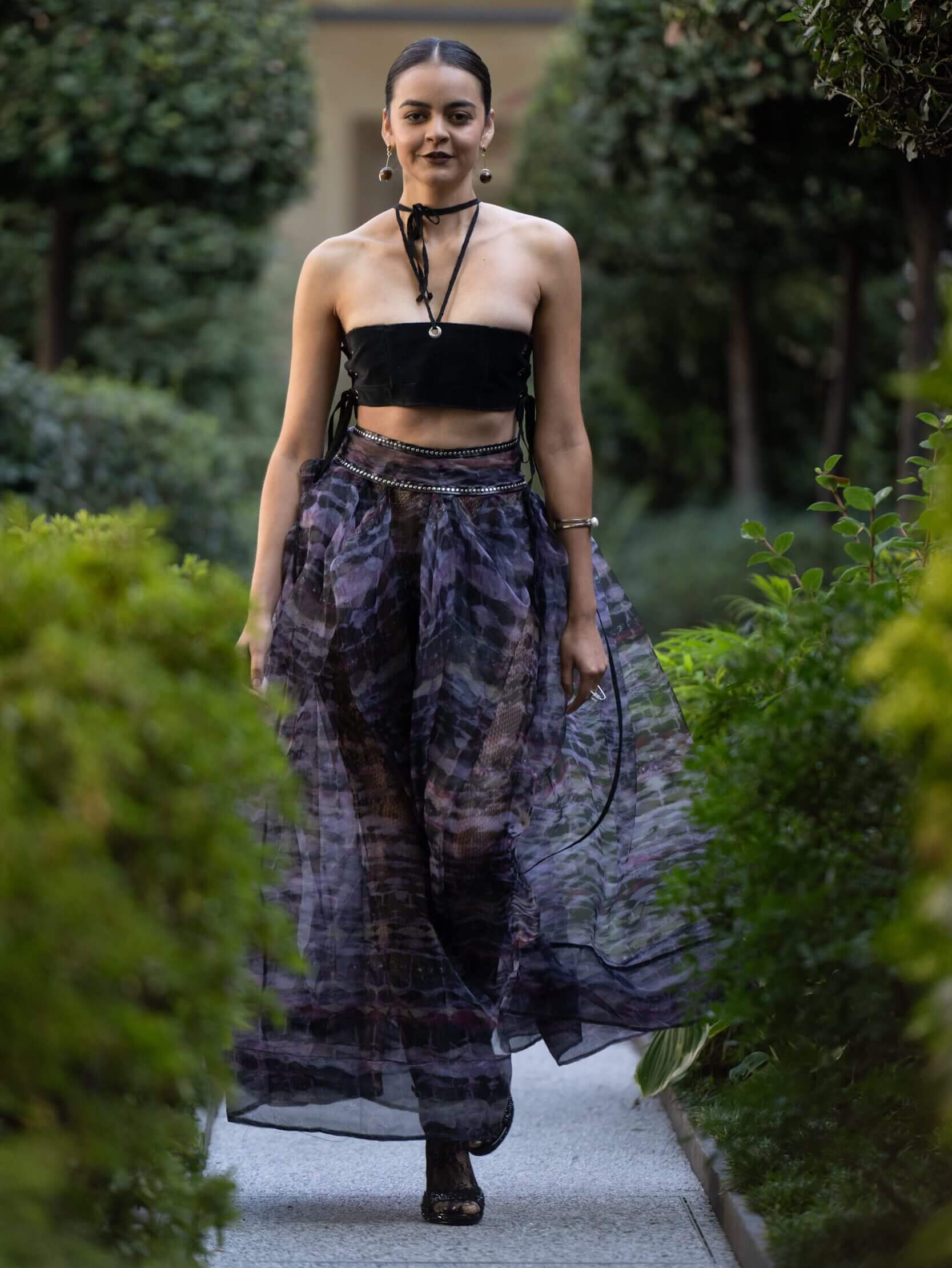 Paper Dolls Collection Multi-Color Maxi Skirt