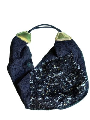 PERIPHERII The Broderie — Floral Appliqué Lace Headband