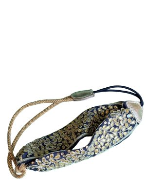 PERIPHERII THE VERDURE | ASYMMETRIC EMBROIDERED HEADBAND
