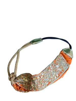 PERIPHERII The Verdure: An Asymmetric Embroidered Headband