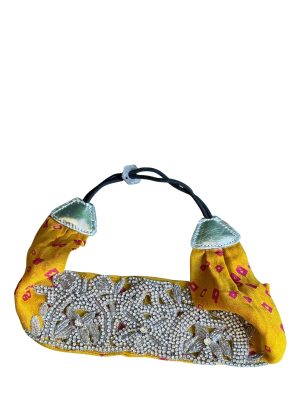 PERIPHERII The Tiara — Tie-Dye Crystal-Embroidered Headband