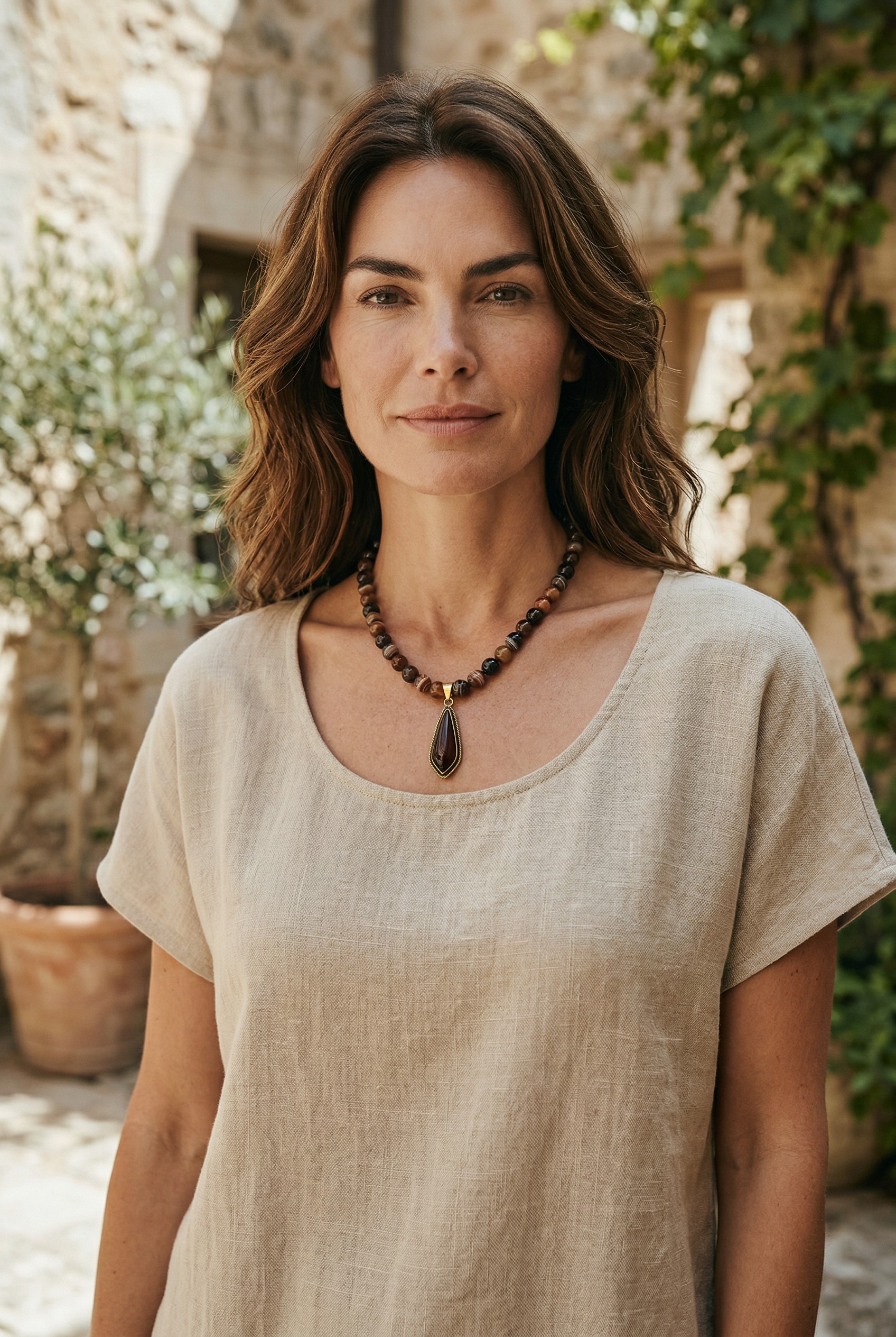 Perry Bijoux Suleimani Agate Essence Necklace - Image 2