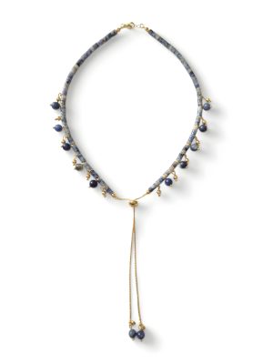 Perry Bijoux Sodalite Boho Necklace
