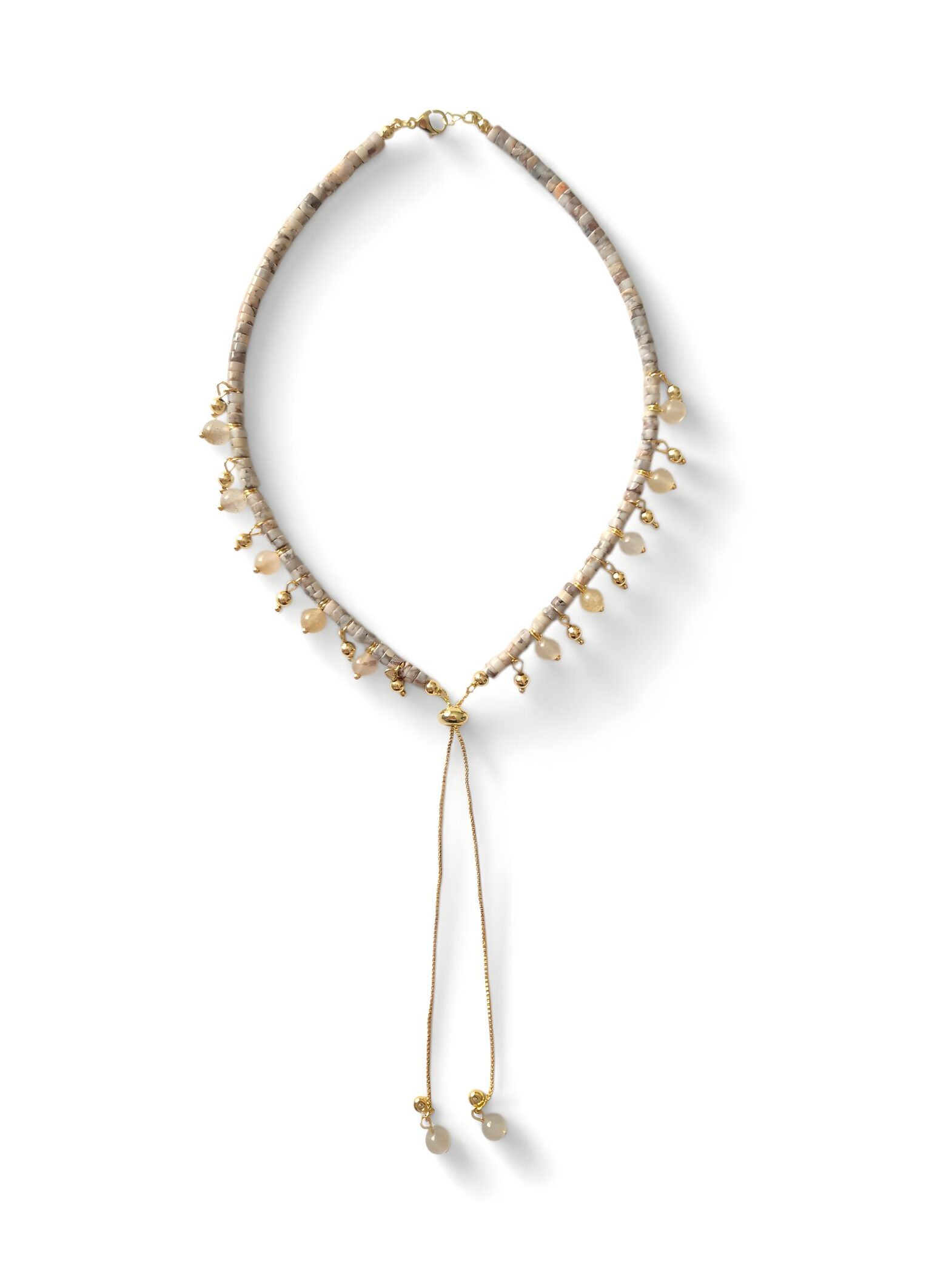 Perry Bijoux Jasper Boho Necklace