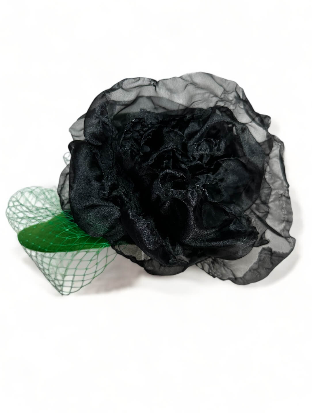 Rosa Isela Green & Black Fashion Hat - Image 2
