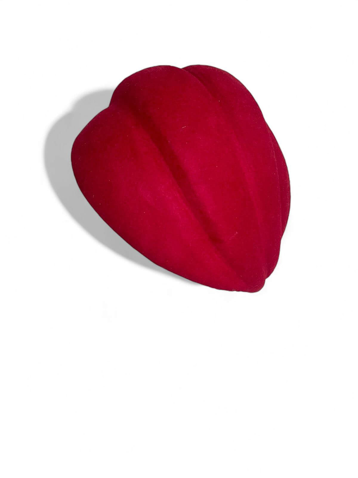 Rosa Isela Red Cloche Hat - Image 3