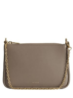 SEYER, Taupe, Segment Chain Pouch