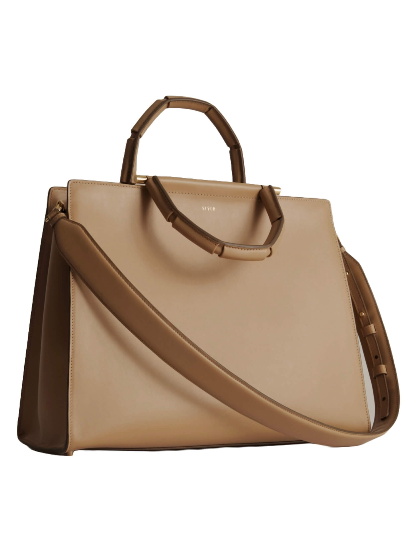 SEYER, Beige, Segment Duet Tote Bag (L) - Image 2