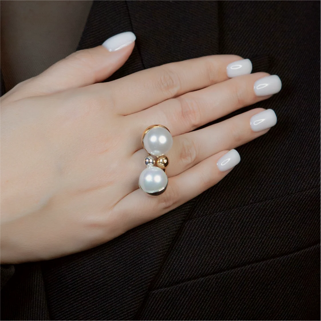 SOLOMEINA Silver Perfection Ring - Image 3