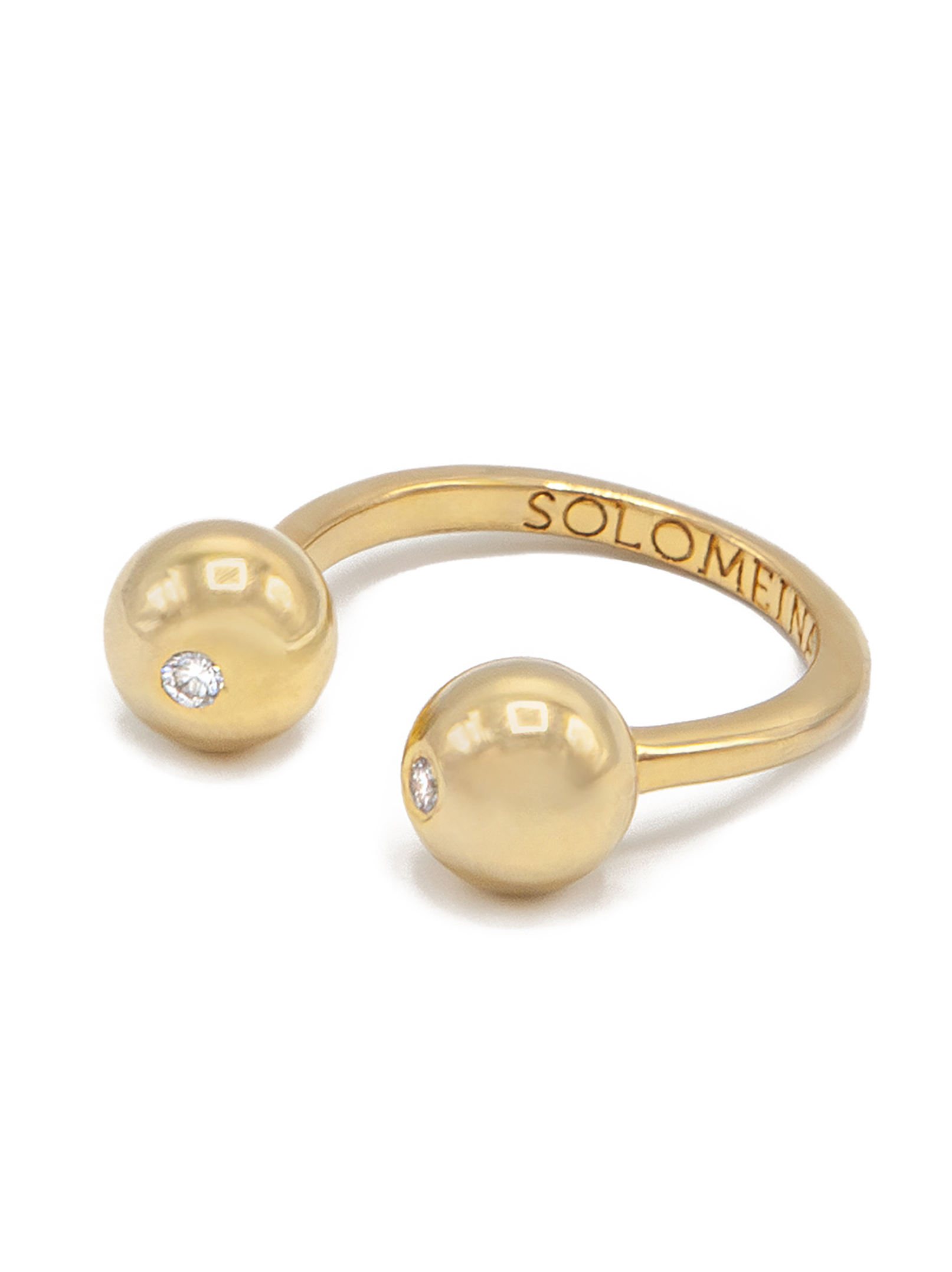 SOLOMEINA Gold Visionary Diamond Ring