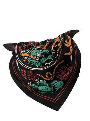 SQUAÏR Multi-Color Cotton Scarf