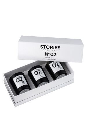 STORIES Parfums No.02 Candle Trio 70g X 3 Candle