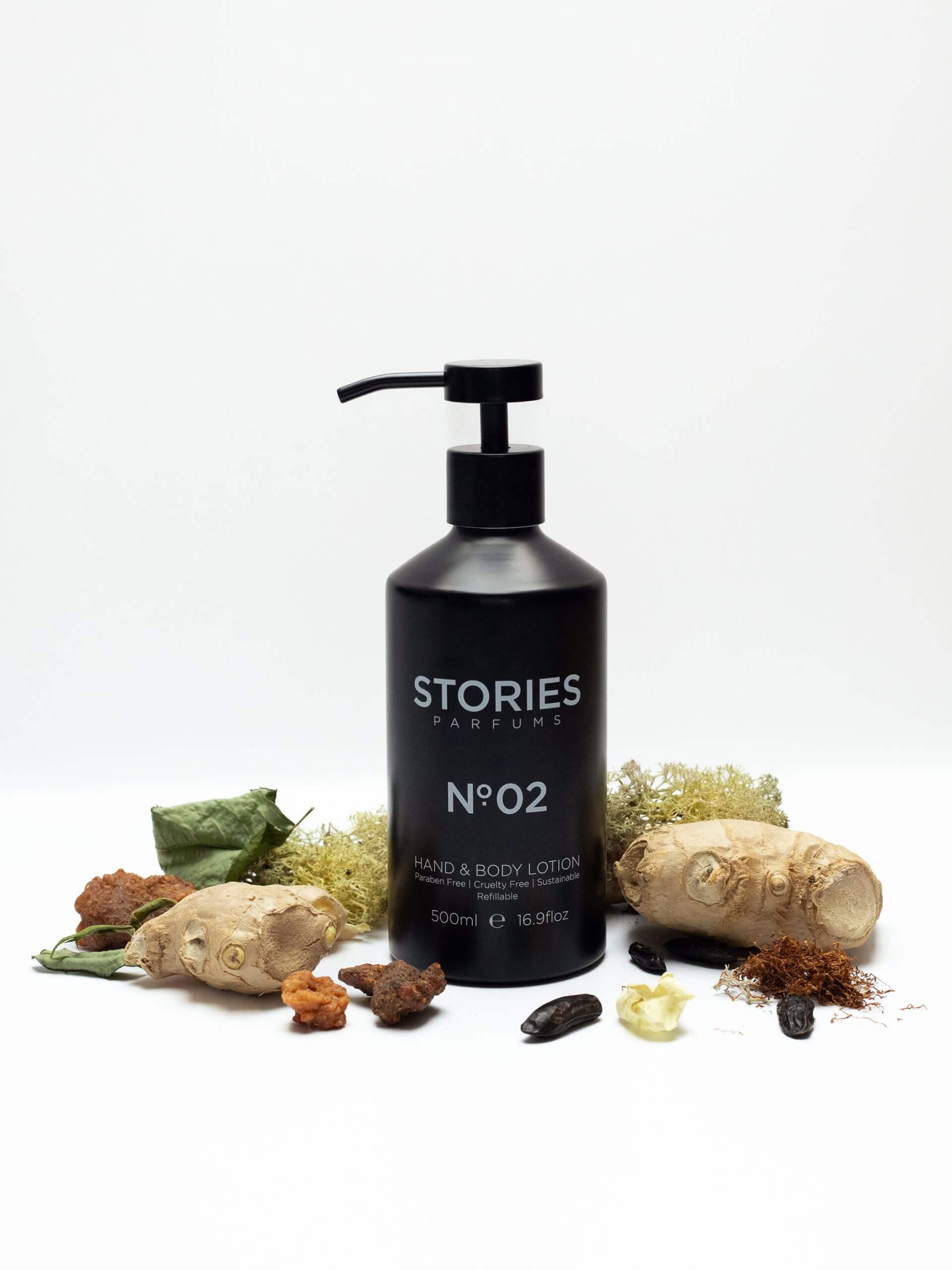 STORIES Parfums No.02 Hand & Body Lotion 500ml - Image 4