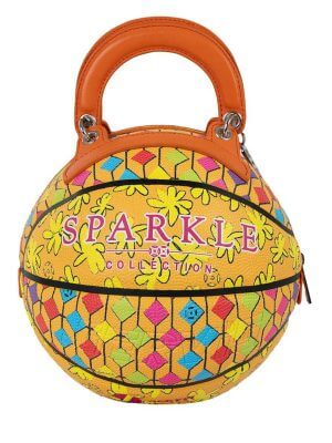 Sparkle Collection Orange Lamb Skin Medium Evening