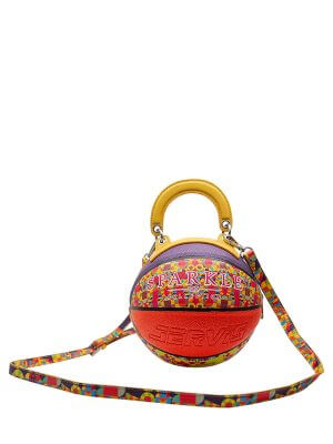 Sparkle Collection Multi-Color Lamb Skin Mini Handle