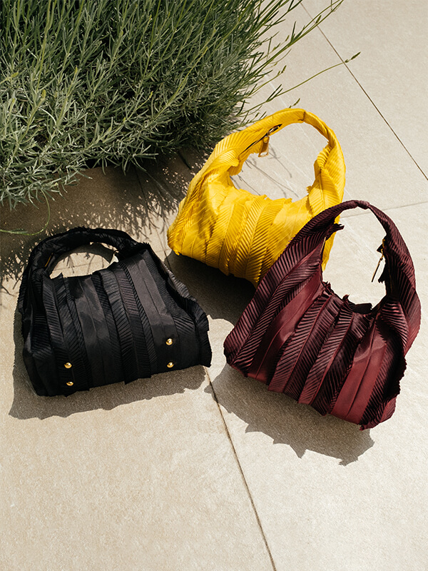 Tara Parvaresh Brown Fabric Small Handle - Image 3
