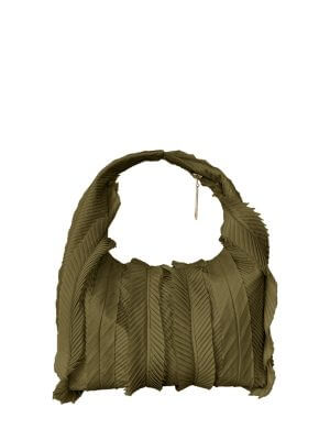 Tara Parvaresh Green Fabric Small Handle