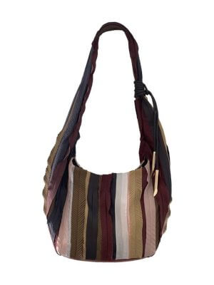 Tara Parvaresh Multi-Color Fabric Large Shoulder