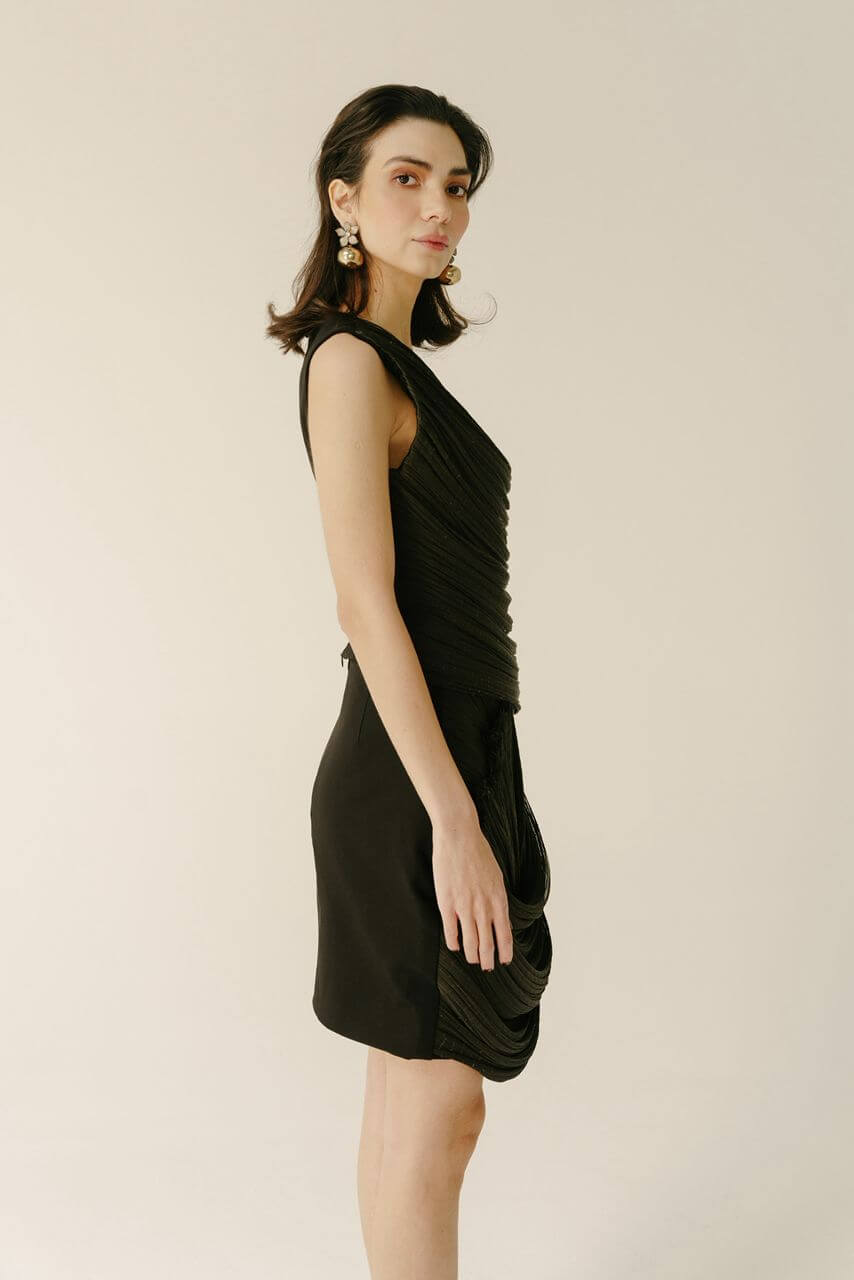 Tara Parvaresh Black Mini Skirt - Image 3