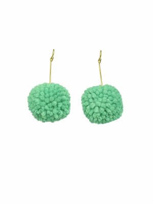 That Dome Piece Green Earrings