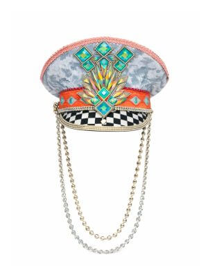 That Dome Piece Blue Occasion Hat