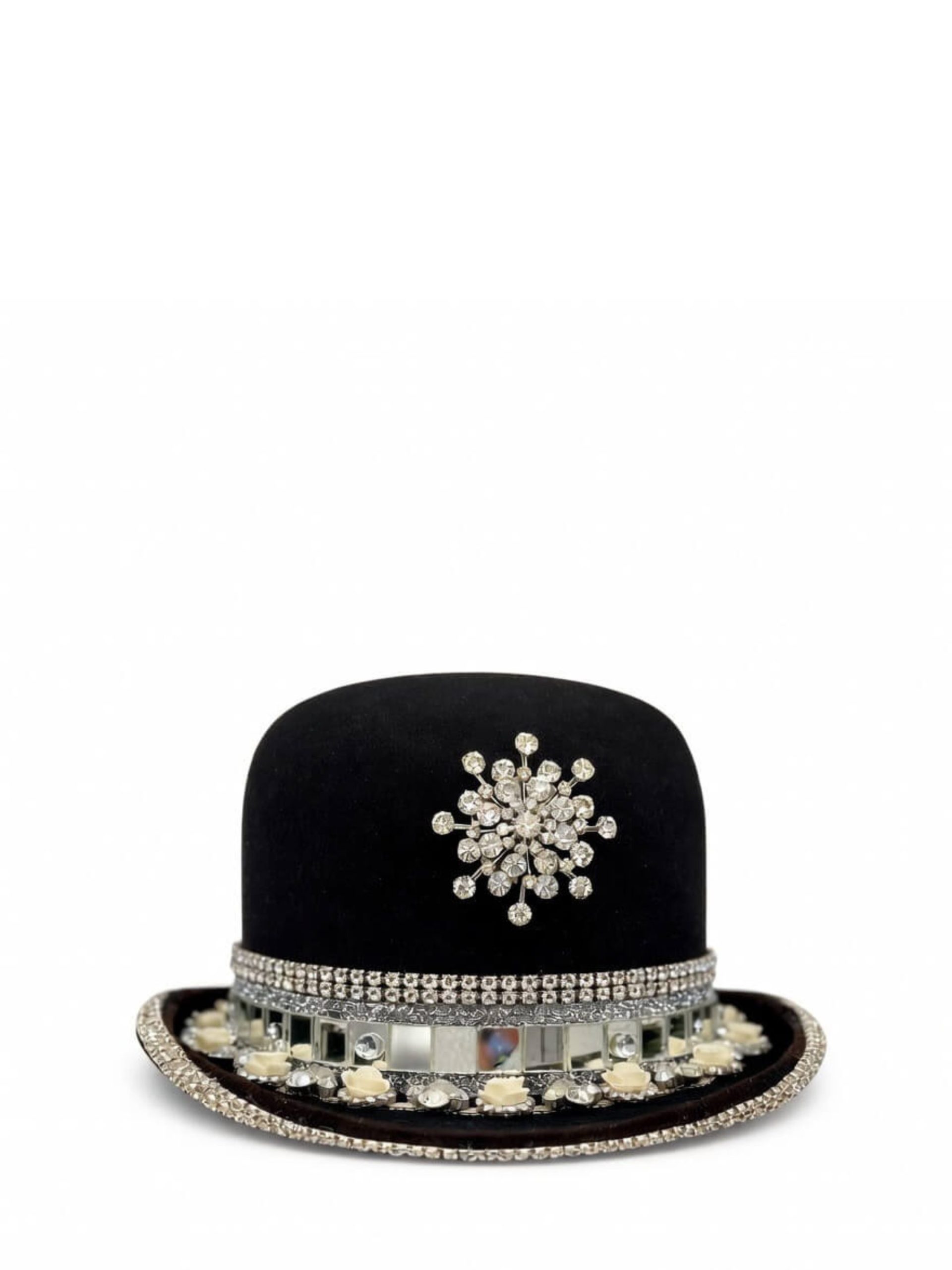That Dome Piece Black Occasion Hat
