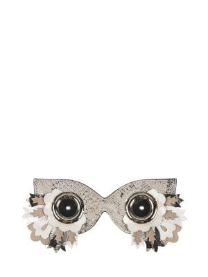 WANACCESSORY Bag Accessory-Hand-Cut Multi-Layered Leather Mask