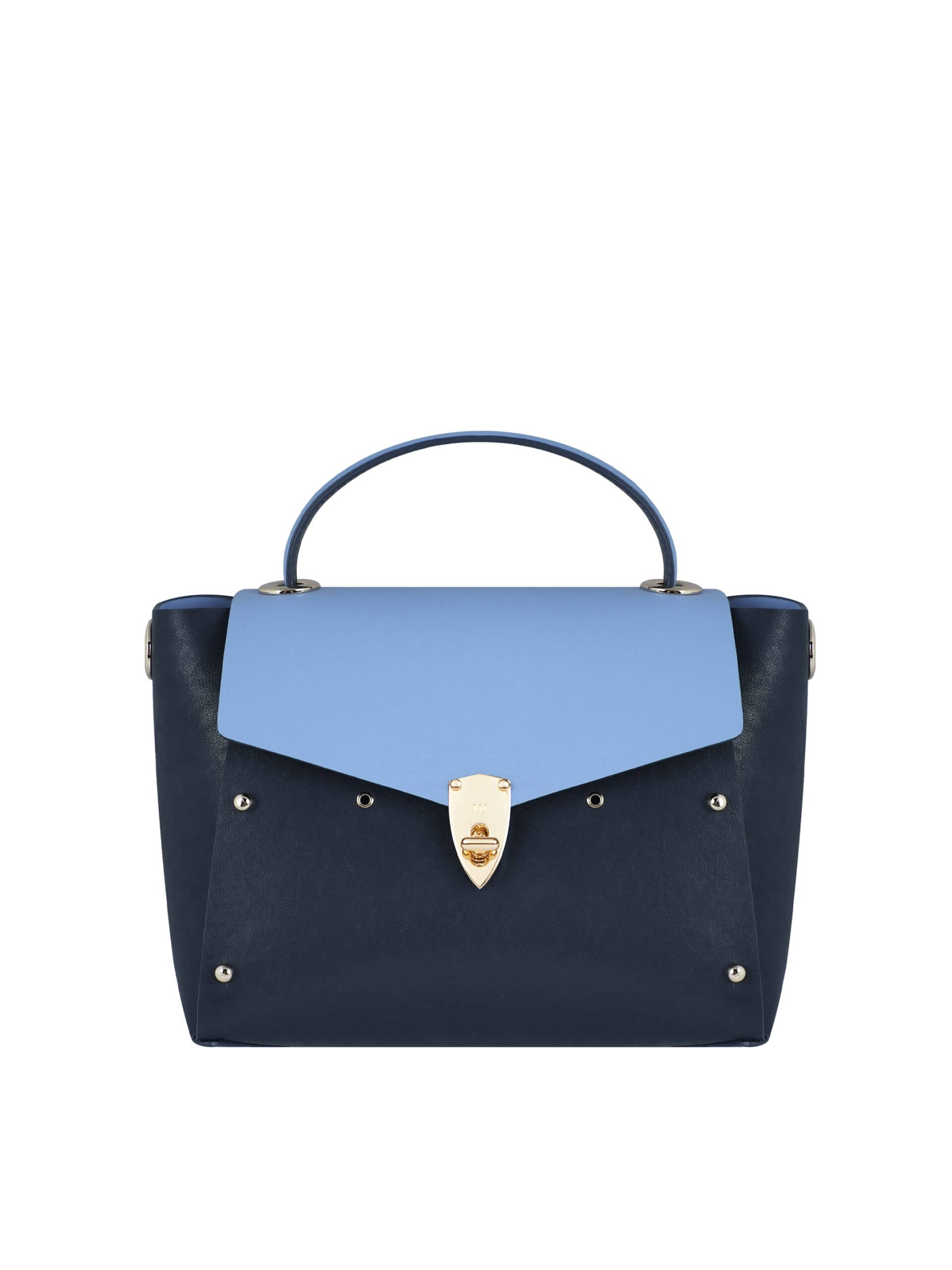 WANACCESSORY Blue Gold Calf Leather Medium Handle - Image 2