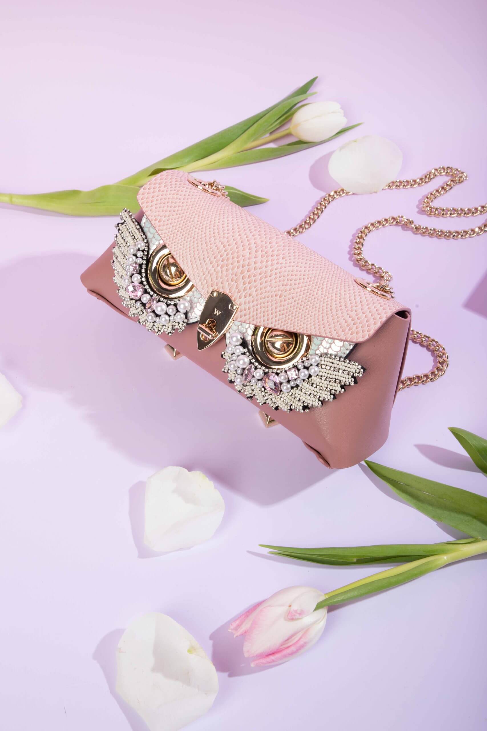WANACCESSORY Bag Accessory-Hand Beaded Crane Mask - Image 5