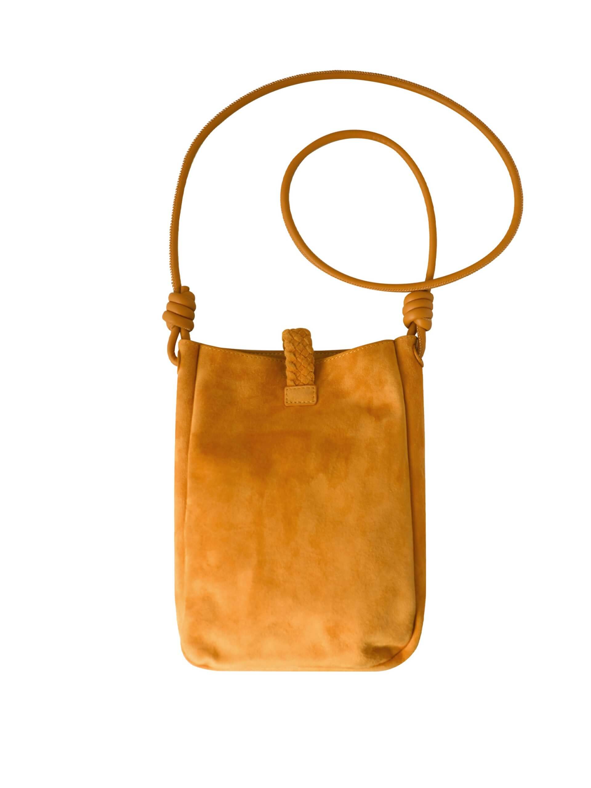 WANACCESSORY Brown Brass Lamb Skin Small Crossbody - Image 4