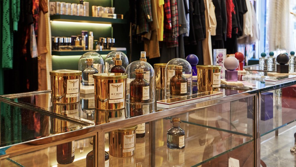 perfume for valentine's section at Flying Solo NYC