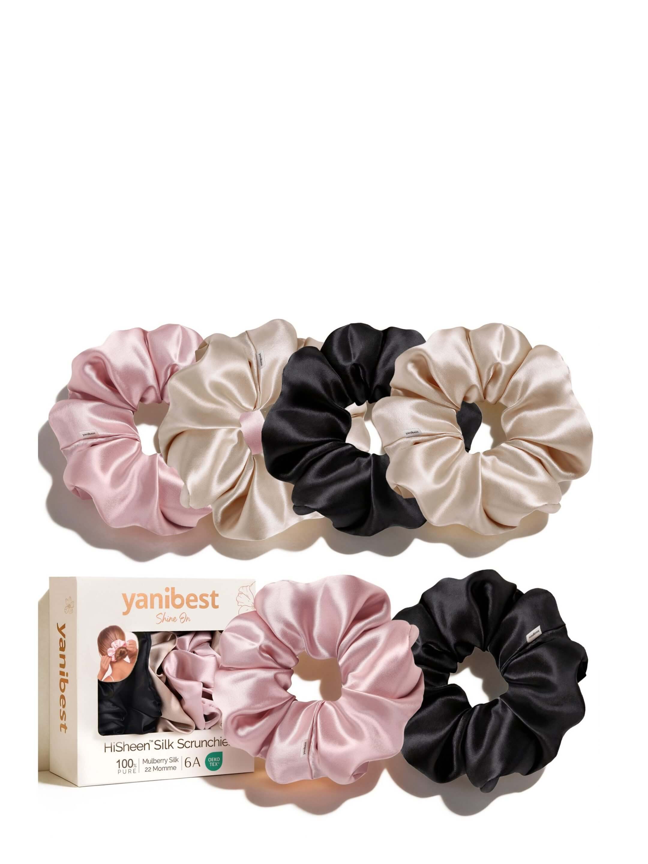 Yanibest Hisheen™ Silk Hair Scrunchies