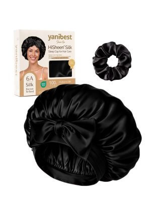 Yanibest HiSheen™ Silk Bonnet With Tie Band