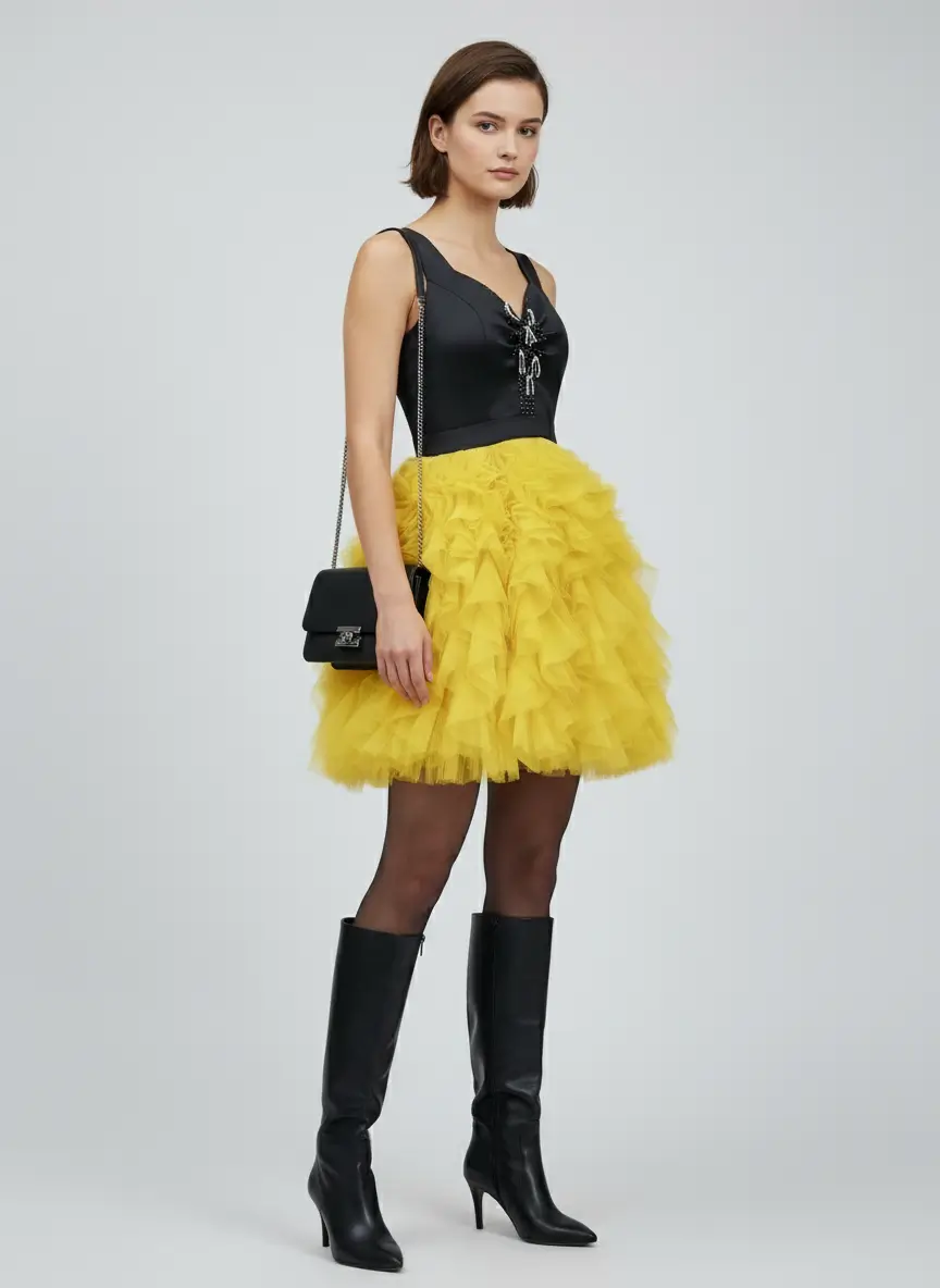 2madison Avenue Becoming the New You dress with bow hair-clip - Image 2