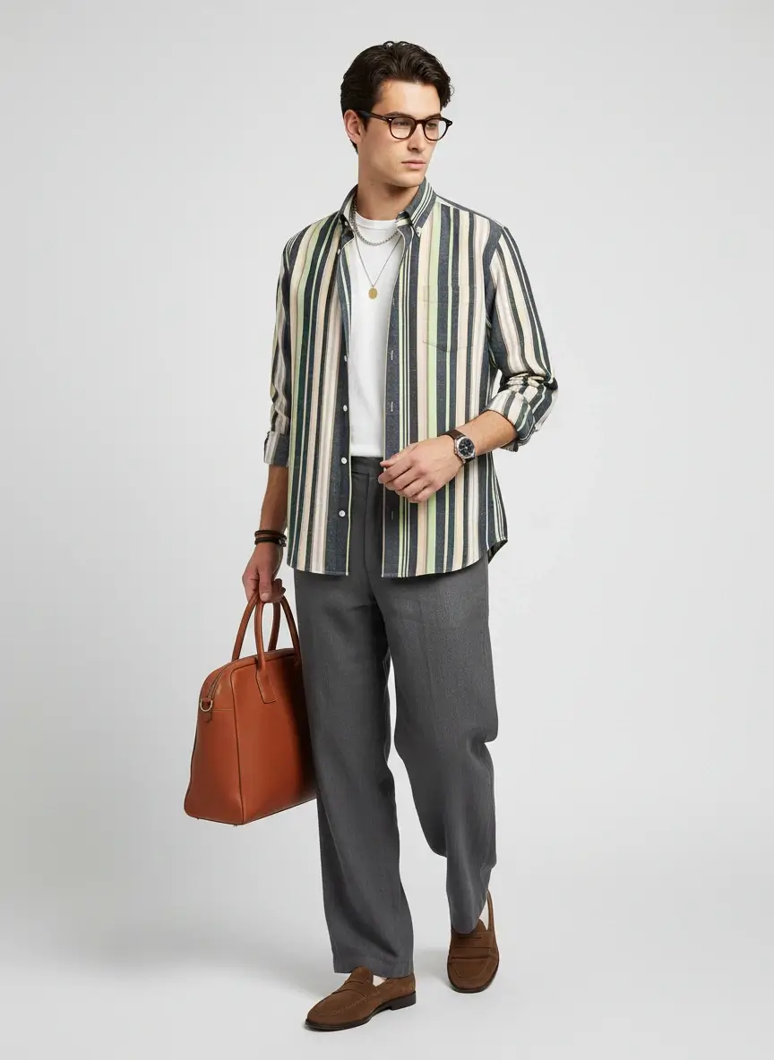 HIROMI ASAI Japanese Stripe, Isemomen Premier Cotton - Image 2