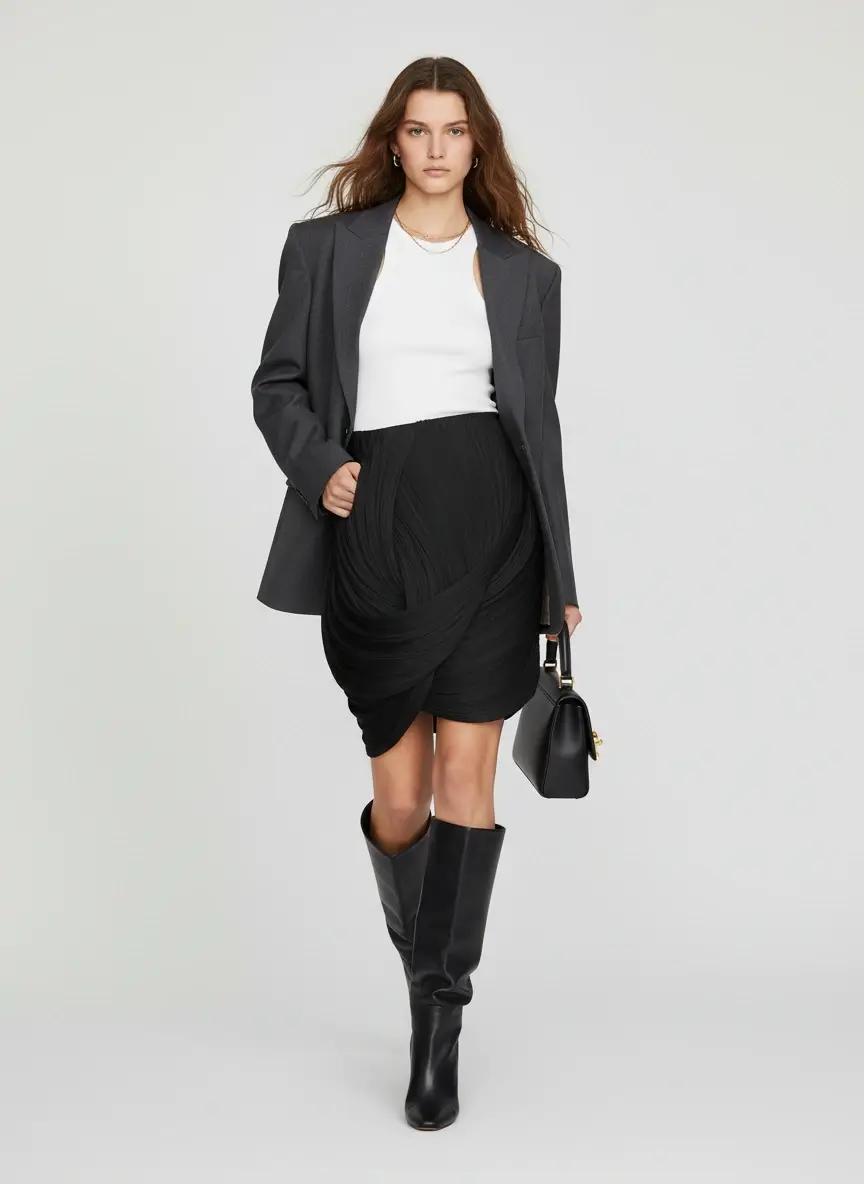 Tara Parvaresh Black Mini Skirt - Image 2